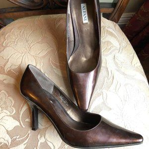 Alfani Brown Metallic Heels